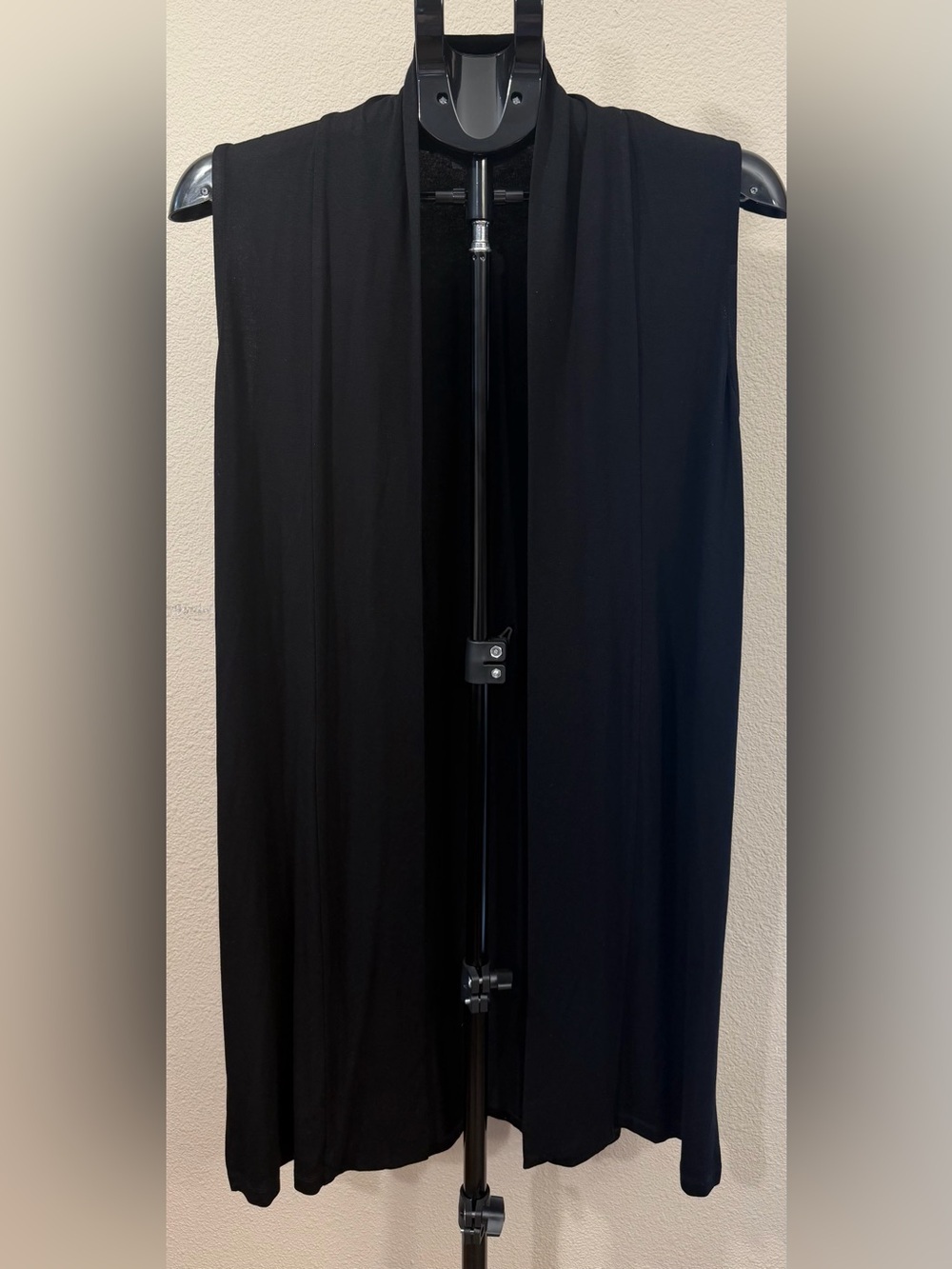 Vince Camuto Sleeveless Open-Front Duster Cardigan | OfficeSiren GothChic | S